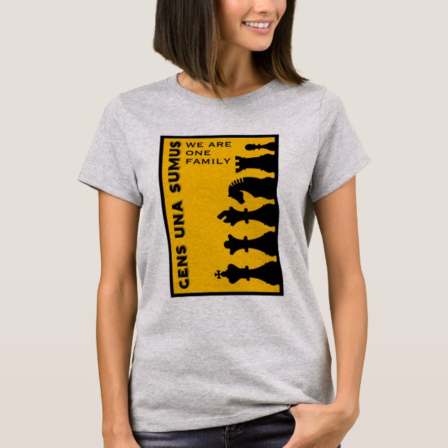 Camiseta Jugadores De Ajedrez Competitivos (Anverso)