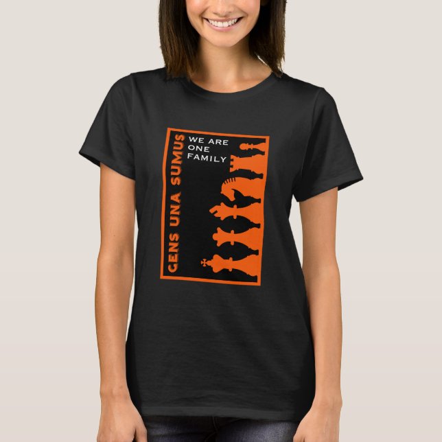 Camiseta Jugadores De Ajedrez Competitivos (Anverso)