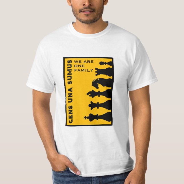 Camiseta Jugadores De Ajedrez Competitivos (Anverso)