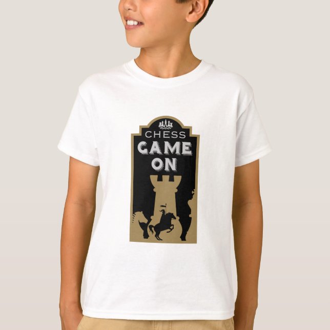 Camiseta Jugadores De Ajedrez Competitivos (Anverso)