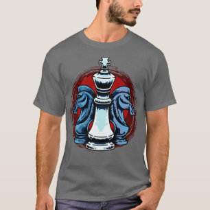 Camiseta Jugadores De Ajedrez King Y Knight Chess