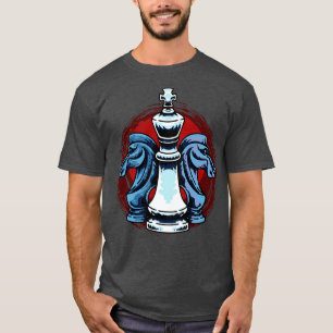 Camiseta Jugadores De Ajedrez King Y Knight Chess