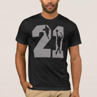 Camiseta Jugadores de básquet del número 21