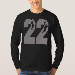 Camiseta Jugadores de básquet del número 22