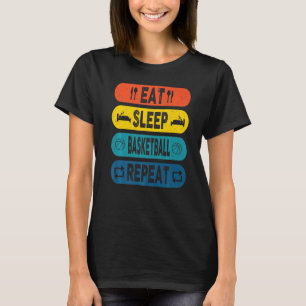 Camiseta Jugadores de Básquetbol de repetición de Básquetbo