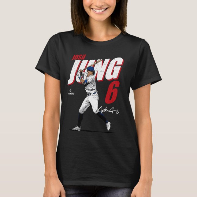 Camiseta Jugadores de béisbol de Josh Jung Texas MLBJOJ3001 (Anverso)