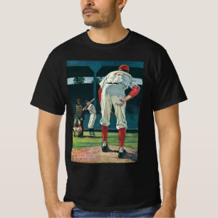 Camiseta Jugadores de béisbol vintage lanzan un cántico