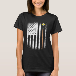 Camiseta Jugadores de billar de bolas 8 bolas de bolas