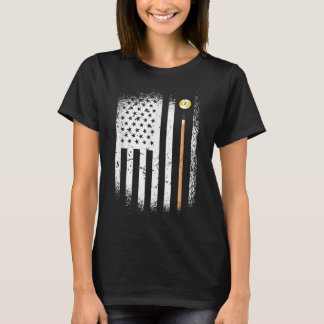 Camiseta Jugadores de billar de bolas 8 bolas de bolas
