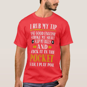 Camiseta Jugadores De Billiards Pool Funny Billiard Gift I