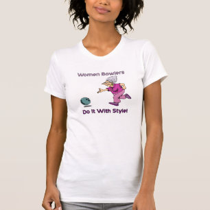 Camiseta Jugadores de bolos de las mujeres