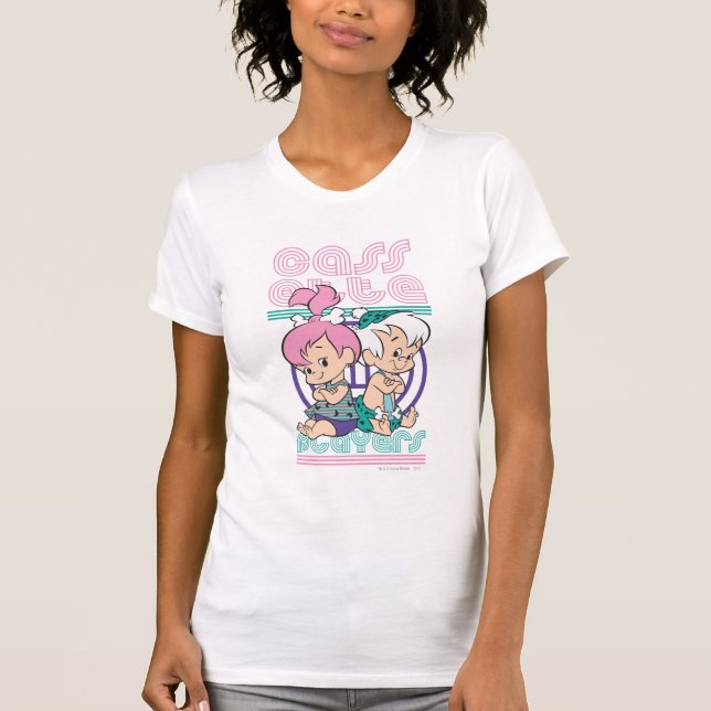 Camiseta Jugadores de cassette PEBBLES™ y BAM-BAM™ (Anverso)