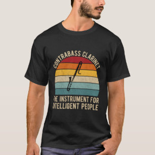 Camiseta Jugadores De Contrabass Clarinet Para Un Clarineti