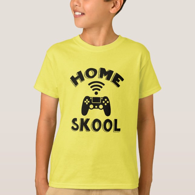Camiseta Jugadores de controlador de juegos de Home School (Anverso)