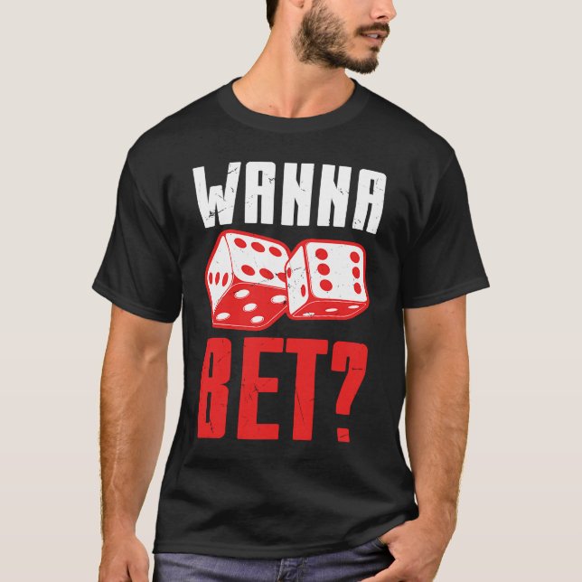 Camiseta Jugadores de Craps Apuestas Geniales (Anverso)