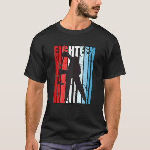 Camiseta Jugadores de cumpleaños 18º Chica Retro de hockey