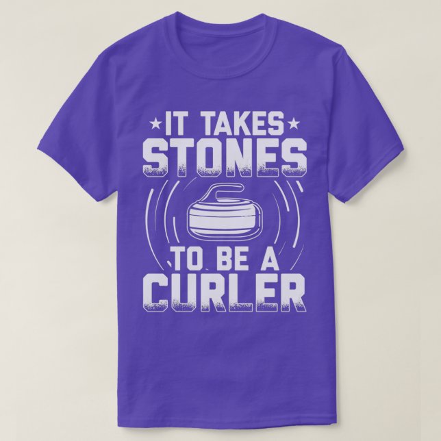 Camiseta Jugadores de Curling Equipo Ice Deportes Idea de R (Diseño del anverso)