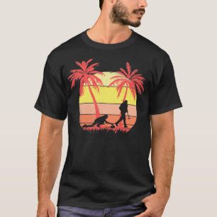 Camiseta Jugadores de Curling Piedra Verano Amanecer de los