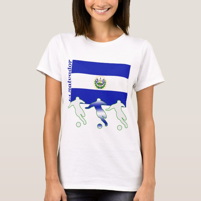 Camiseta Jugadores de fútbol - El Salvador (Anverso)