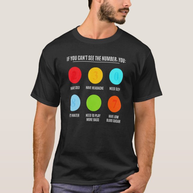 Camiseta Jugadores De Guitarra De Battend Eye Test Electric (Anverso)