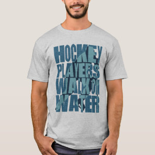 Camiseta Jugadores de hockey caminan sobre agua en la camis