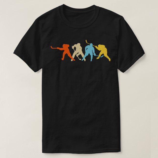 Camiseta Jugadores de Hockey Retro Famoso Hockey (Diseño del anverso)