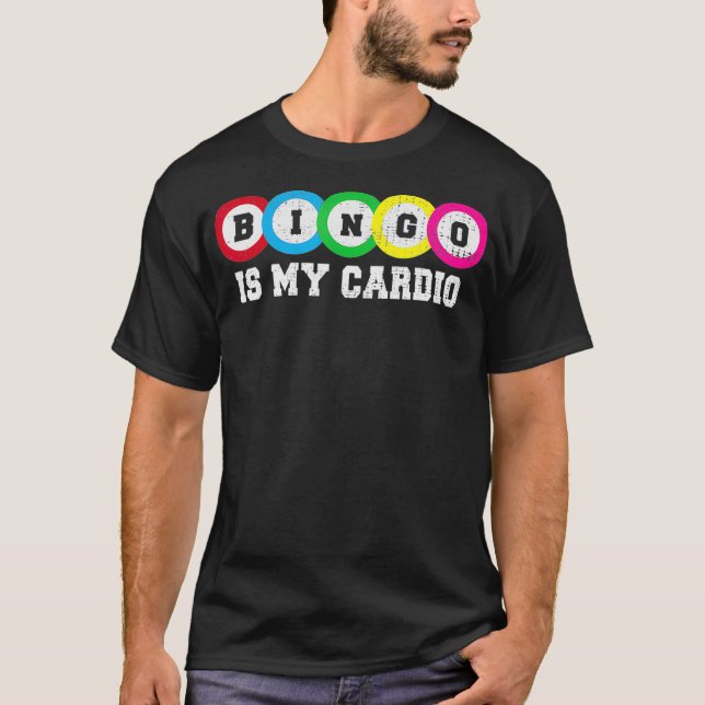 Camiseta Jugadores De Juego De Bingo Afortunados Cita Ejerc (Anverso)