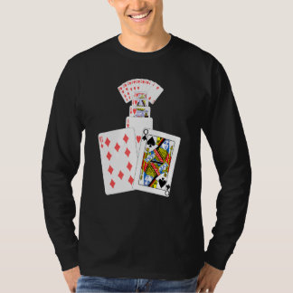 Camiseta Jugadores de juego de cartas Reina de espadas Cora