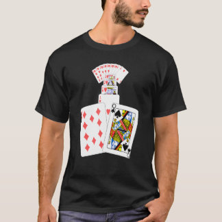 Camiseta Jugadores de juego de cartas Reina de espadas Cora