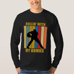 Camiseta Jugadores De La Liga Vintage Rollin Con Mis Hogare