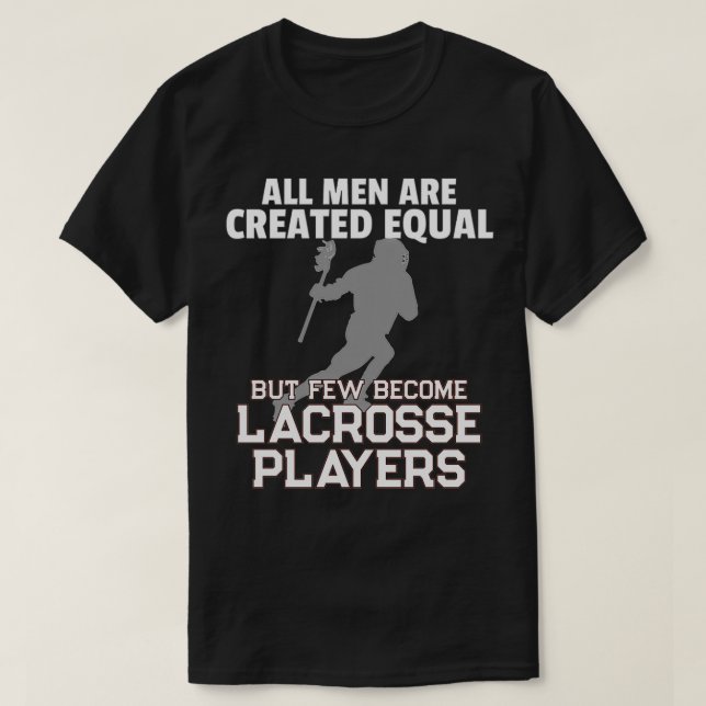 Camiseta Jugadores de Lacrosse Todos Los Hombres Crearon Ig (Diseño del anverso)