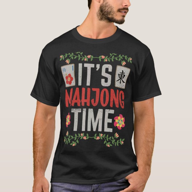 Camiseta Jugadores de Mahjong Mahjong (Anverso)