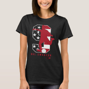Camiseta Jugadores de Mal Swanson 9 USWNT Asociación de Fút