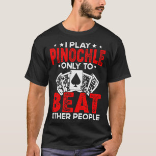 Camiseta Jugadores de Pinochle Juego de cartas de casino De