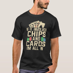 Camiseta Jugadores De Poker Jugador De Apuestas Y Tarjetas 