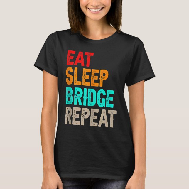 Camiseta Jugadores de puente de puente de sueño de Eee Slee (Anverso)