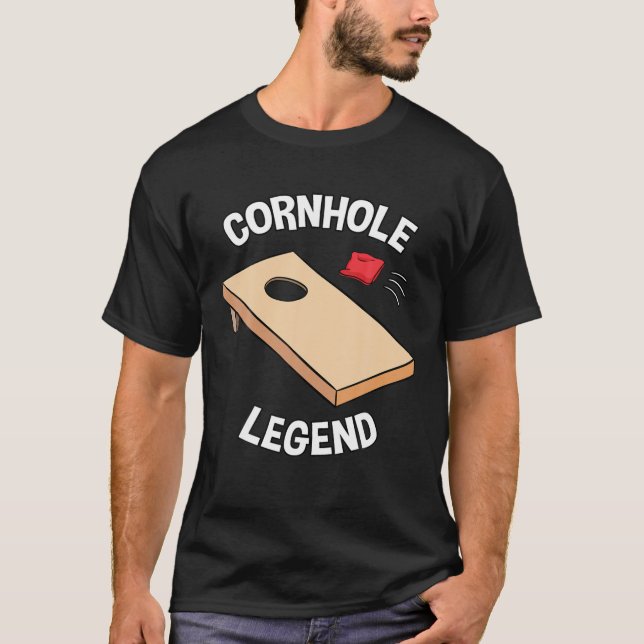 Camiseta Jugadores de saco de cornhole Leyend Doghouse Lawr (Anverso)