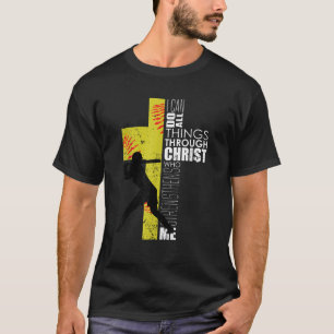 Camiseta Jugadores de Softball Chicas Jóvenes Cristianas