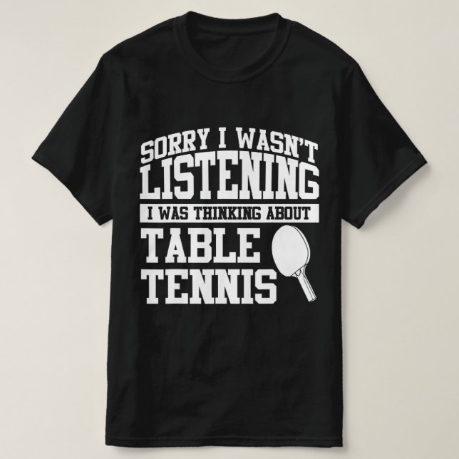 Camiseta Jugadores de tenis de mesa de alto nivel de divers (Diseño del anverso)