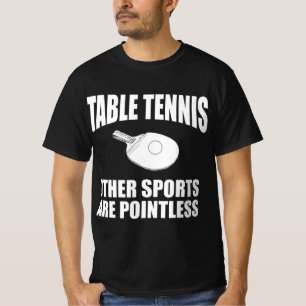 Camiseta Jugadores de tenis de mesa de tenis de Novedad div