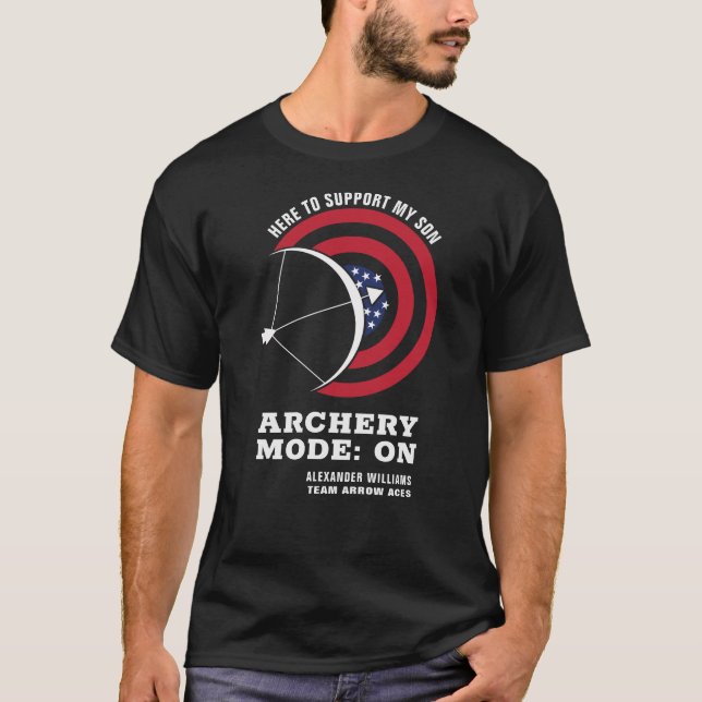 Camiseta Jugadores de tiro al arco de los Estados Unidos (Anverso)