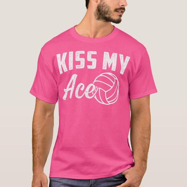 Camiseta Jugadores de voleibol besan a mis jugadores de vol (Anverso)