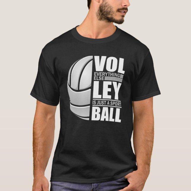 Camiseta Jugadores de voleibol en equipo Deportes gráficos (Anverso)