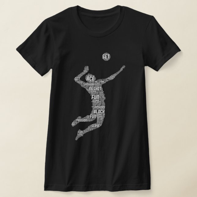 Camiseta Jugadores de voleibol hombres jóvenes (Distribución)