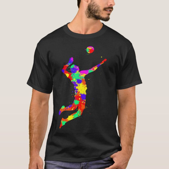 Camiseta Jugadores de voleibol jóvenes (Anverso)