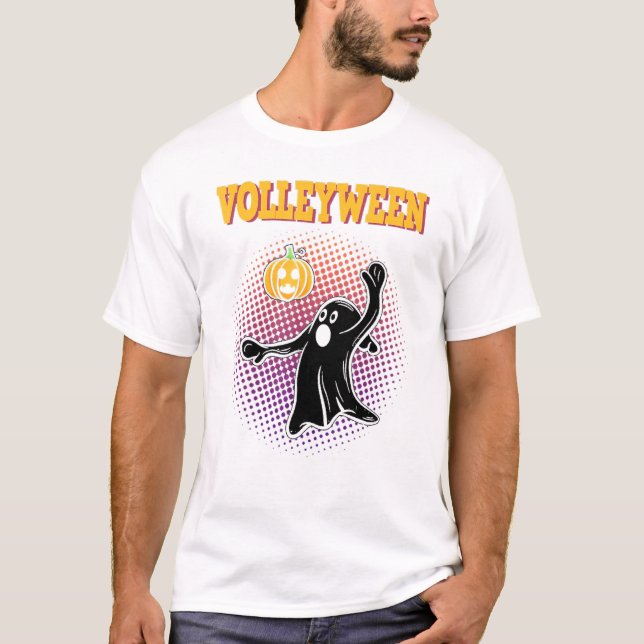 Camiseta Jugadores de voleibol zombis disfraces de Hallowee (Anverso)