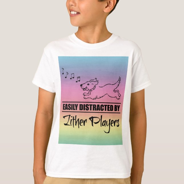 Camiseta Jugadores de Zither se distraen fácilmente (Anverso)