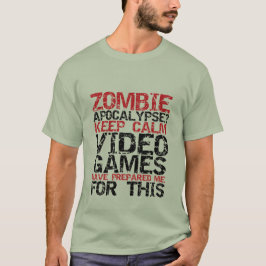 Camiseta Jugadores del Apocalipsis zombiano mantienen la ca