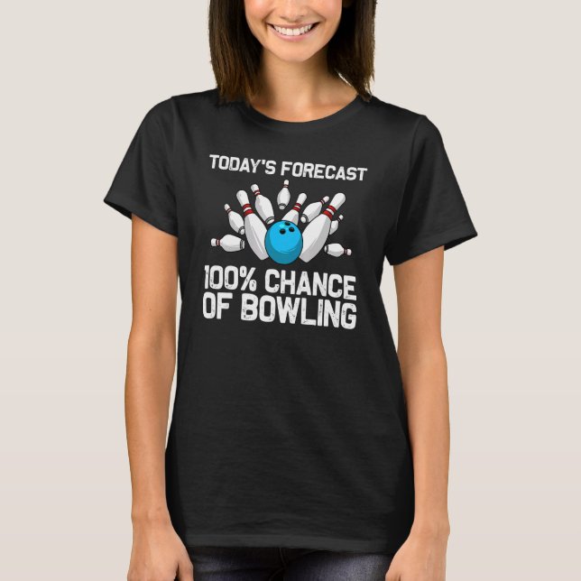 Camiseta Jugadores deportivos de Bowling para mujeres Bowle (Anverso)