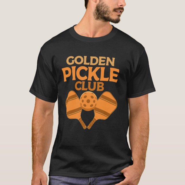 Camiseta Jugadores divertidos de baloncesto Golden Pickle C (Anverso)